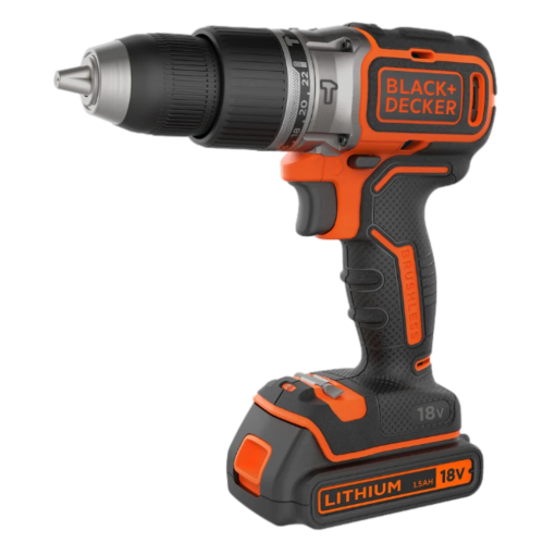 תמונה של מציאון – מקדחת פטיש 18V אלחוטי +BLACK DECKER 20ACC