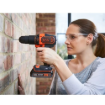 תמונה של מציאון – ארגז כלים+18V 104ACC שני הילוכים  + "BLACK DECKER 19