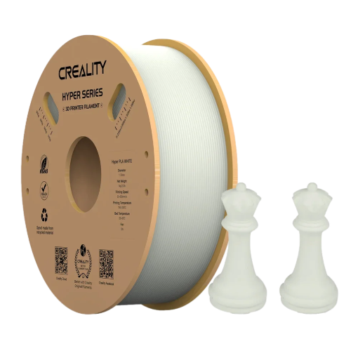 תמונה של סליל לבן CREALITY HYPER PLA FILAMENT 1.75mm 1KG