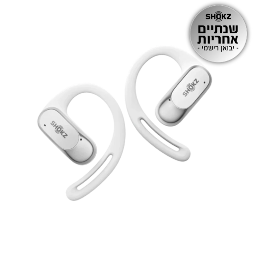תמונה של אוזניות OPENFIT AIR בצבע לבן מבית SHOKZ