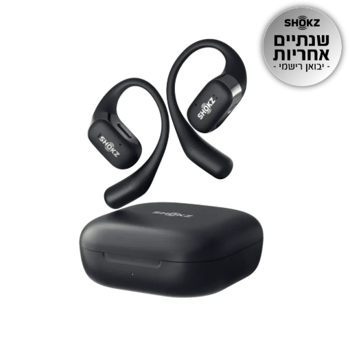 תמונה של אוזניות SHOKZ OPENFIT OPEN-EAR שחור