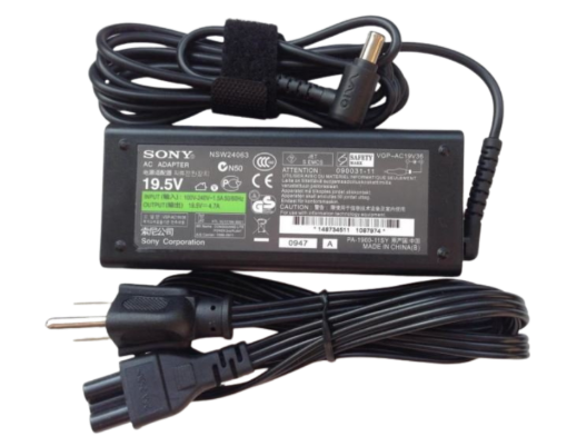 תמונה של מטען מקורי למחשב נייד Sony 90W 4.8X1.7mm