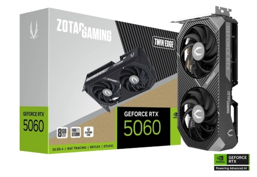 תמונה של כרטיס מסך - ZOTAC GAMING GeForce RTX 5060 Twin Edge