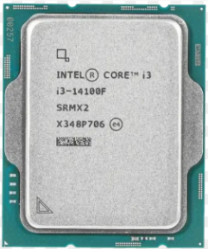 תמונה של מעבד דור 14 Intel Core I3 14100F Tray no fan No GPU up to 4.7GHZ