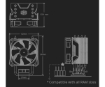 תמונה של קירור אוויר למעבד AMD & Cooler Master Hyper H410R RGB Intel