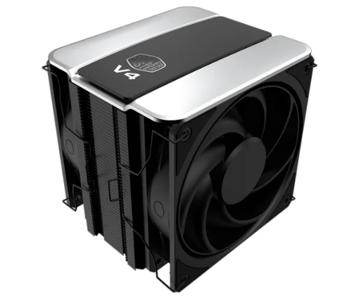 תמונה של קירור למעבד CoolerMaster V4 ALPHA 3DHP Black 240W TDP Air Cooler