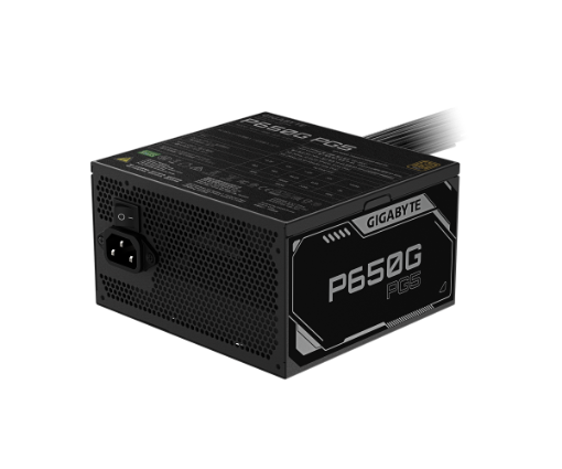 תמונה של ספק כוח Gigabyte P650G 650W 80 Plus Gold ATX 3.1 PCIE 5.1