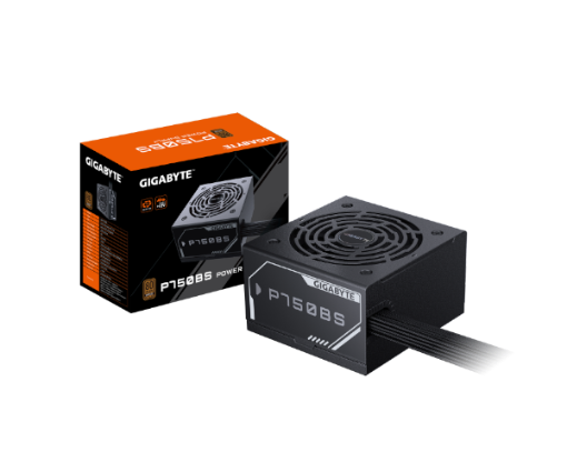 תמונה של ספק כוח Gigabyte P750BS 750W 80 Plus Bronze 12cm silent fan