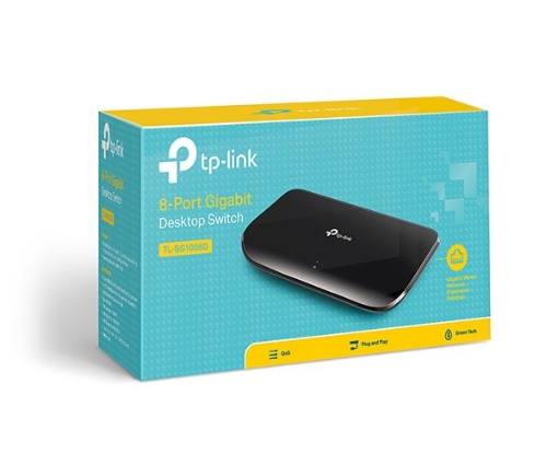 תמונה של סוויץ' TPLINK TL-LS1008G 8 Port SOHO Switch 1G
