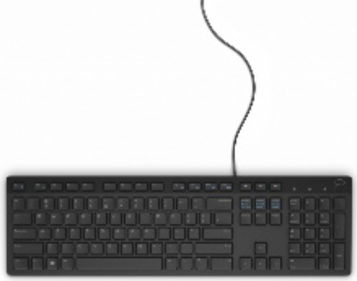 תמונה של Dell Multimedia Keyboard-KB216 – Hebrew (QWERTY) – Black