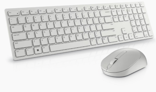 תמונה של Dell Pro Wireless Keyboard and Mouse – KM5221W – Hebrew – White
