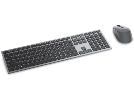 תמונה של Dell Premier Multi-Device Wireless Keyboard and Mouse – KM7321W – Heb