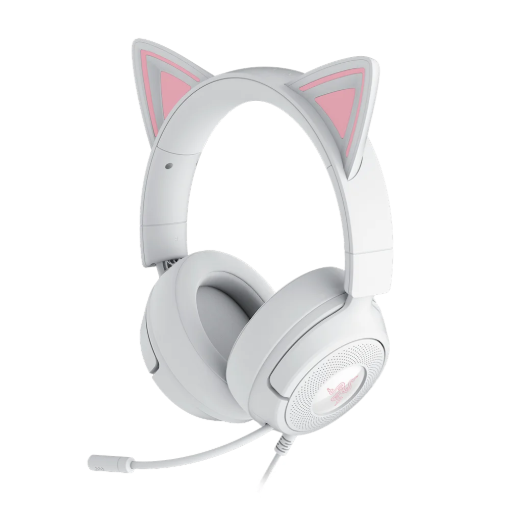 RAZER Kraken Kitty V3 X אוזניות חוטיות לבן