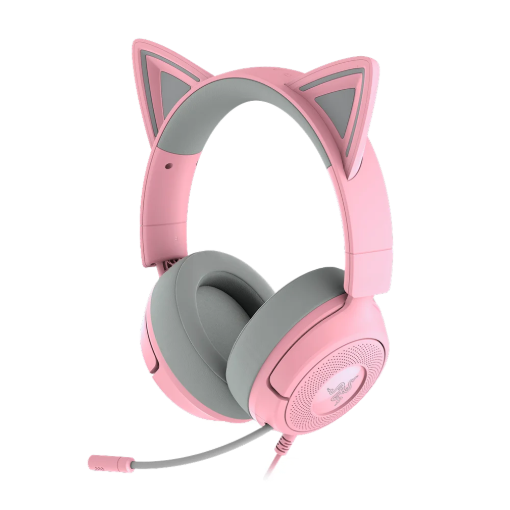 RAZER Kraken Kitty V3 X אוזניות חוטיות ורוד