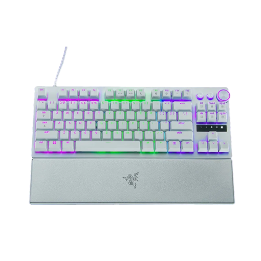 מקלדת RAZER HUNTSMAN V3 PRO TENKEYLESS WHITE