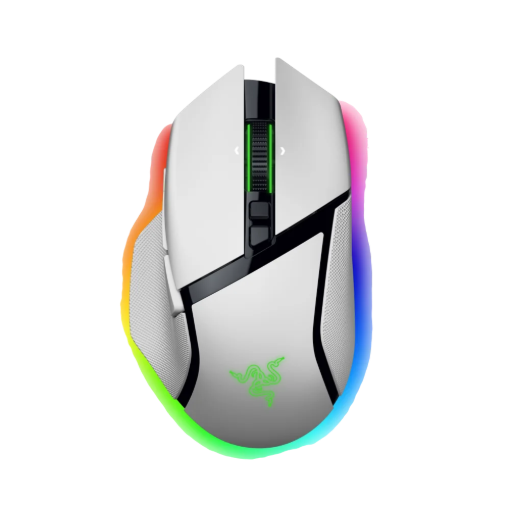 עכבר גיימינג אלחוטי RAZER BASILISK V3 PRO 35K לבן