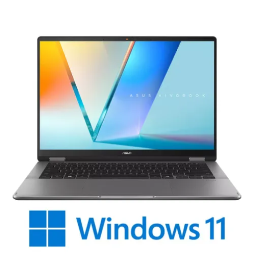 תמונה של מחשב נייד 14 אינץ מסך מגע ASUS Vivobook S14 Flip OLED TP3407AA-SG012W Matte Gray