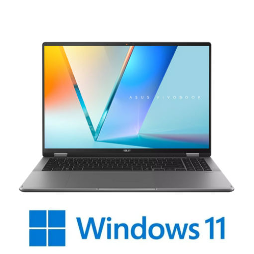 תמונה של מחשב נייד 14 אינץ מסך מגע ASUS Vivobook S16 Flip OLED TP3607AA-SI012W Matte Gray
