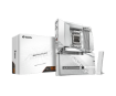 תמונה של לוח לבן עם מחברי חשמל מאחור Gigabyte B850 A STEALTH AM5 DDR5 WIFI