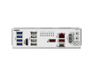 תמונה של לוח לבן עם מחברי חשמל מאחור Gigabyte B850 A STEALTH AM5 DDR5 WIFI