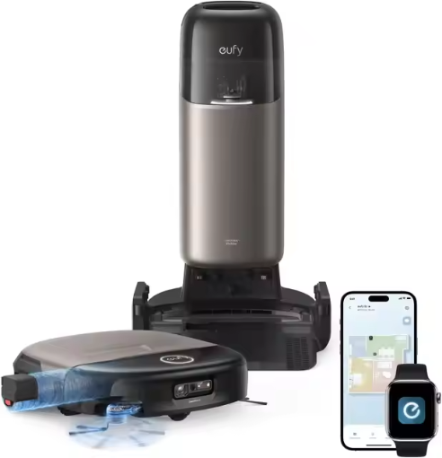תמונה של שואב אבק ורובוט שוטף Anker Eufy Omni S2 עם תחנת עגינה All-in-One