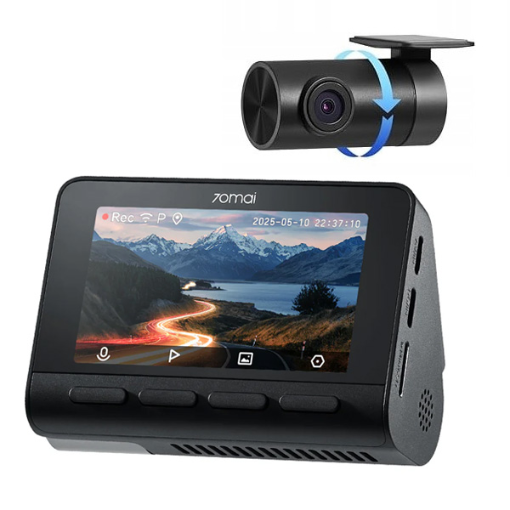 תמונה של מצלמת דרך לרכב עם מצלמה אחורית ANKER 70mai Dash Cam A800SE-1 4K