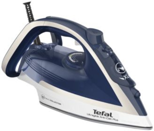 תמונה של מגהץ אדים Tefal דגם Ultraglide Anti Calc Plus FV5820G0 2800W בצבע כחול