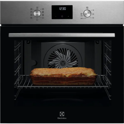 תמונה של תנור בנוי פירוליטי 71 ליטר Electrolux דגם EOH6221X בצבע נירוסטה