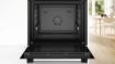 תמונה של תנור בנוי 71 ליטר Bosch סדרה 6 דגם HBG537E4SY שחור / נירוסטה