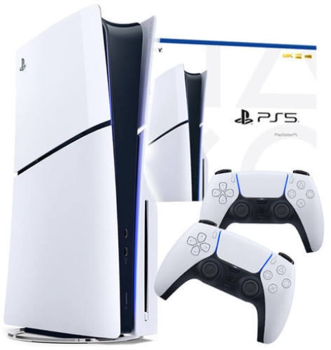 תמונה של PS5 CONSOLE MGM PLAYSTATION 5 SLIM 1TB BLUERAY + 2 CONTROLLERS
