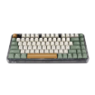 תמונה של מקלדת אלחוטית מכנית ASUS Jelly75 Keyboard KD201 - עברית / אנגלית, צבע חום לבן ירוק