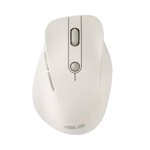 תמונה של עכבר אלחוטי ASUS Wireless Mouse MD105 Bluetooth 2.4Ghz - צבע לבן חלבי
