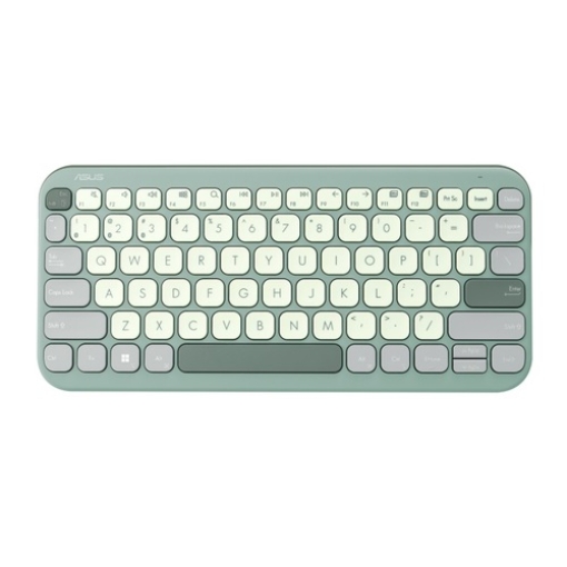 תמונה של ASUS Marshmallow Keyboard KW100 / EN+HEB/ Bluetooth® 5.0 / OS Support: Win+Mac+Chrome / Green Tea Latte / Copilot Key