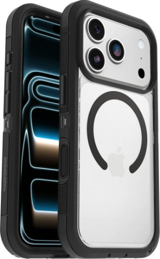 תמונה של כיסוי OTTERBOX ל iPhone 18 pro Defender XT clear/black