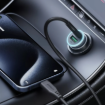 תמונה של מטען לרכב 95W כולל כבל USB-C מבית ACEFAST דגם B16