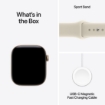 תמונה של שעון חכם אפל סדרה 12 Apple Watch Series 12 MJED4ZR/A GPS 42mm גוף בצבע Light Gold Aluminium רצועה Sand Sport Band מידה S/M