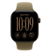 תמונה של שעון חכם אפל סדרה 12 Apple Watch Series 12 MJEU4ZR/A GPS 46mm גוף בצבע Dark Bronze Aluminium רצועה Olive Sport Sport Band מידה M/L