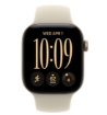 תמונה של שעון חכם אפל סדרה 12 Apple Watch Series 12 MJG24ZR/A eSIM+GPS 42mm גוף בצבע Light Gold Aluminium רצועה Sand Sport Band מידה S/M