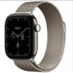 תמונה של שעון חכם אפל סדרה 12 Apple Watch Series 12 MJGK4ZR/A eSIM+GPS 42mm גוף בצבע Natural Titanium רצועה  Natural Milanese Loop מידה M/L