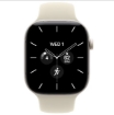 תמונה של שעון חכם אפל סדרה 12 Apple Watch Series 12 MJGX4ZR/A eSIM+GPS 42mm גוף בצבע Pearl White Ceramic case רצועה Sand Sport מידה M/L