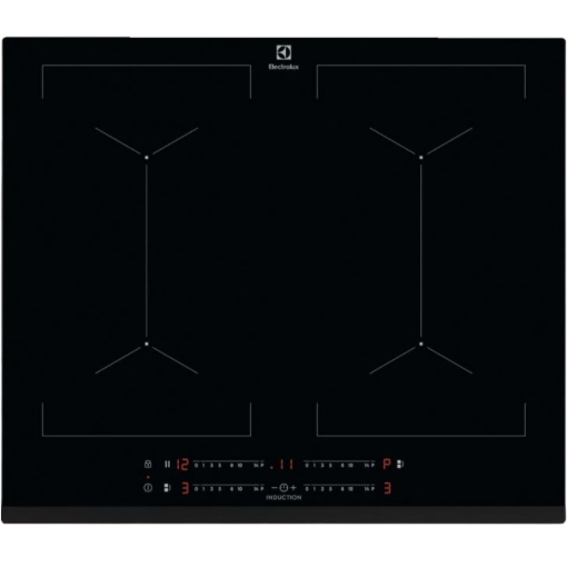 תמונה של כיריים אינדוקציה,DOUBLE BRIDGE שחור ELECTROLUX LIV64440CB