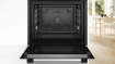 תמונה של תנור בנוי פירוליטי נירוסטה דגם BOSCH HBA574ES3