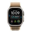 תמונה של שעון חכם אפל סדרת אולטרא 4 Apple Watch Ultra 4 MJAF4KS/A eSIM+GPS 49mm גוף בצבע  Natural Titanium case רצועה desert sand Alpine Loop מידה M