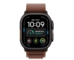 תמונה של שעון חכם אפל סדרת אולטרא 4 Apple Watch Ultra 4 MJC14KS/A eSIM+GPS 49mm גוף בצבע Black Titanium case רצועה Burgundy Alpine Loop מידה M