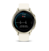 תמונה של שעון ספורט חכם 41″ GARMIN Venu 4 GPS Wi-Fi בצבע Beige w/ Lunar Gold+Bone
