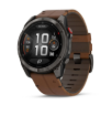 תמונה של שעון ספורט חכם גרמין GARMIN fēnix® 8 Pro – 51″, AMOLED Sapphire, Carbon grey DLC titanium Blk/Chsnt