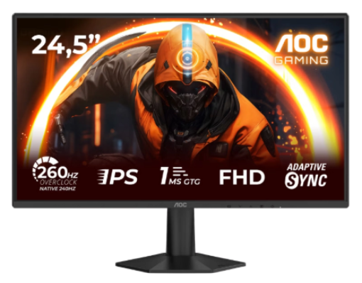 תמונה של מסך גיימינג 24.5 אינץ' דגם 25G50Z מבית AOC