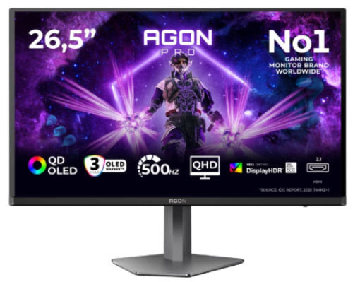 תמונה של מסך גיימינג 27" QD-OLED דגם AG276QKD2 מבית AOC