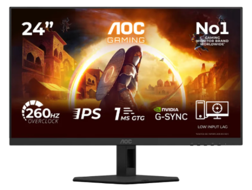 תמונה של מסך גיימינג 23.8 אינץ' דגם 24G4ZRE מבית AOC