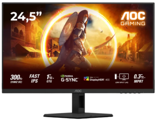 תמונה של מסך גיימינג 24.5 אינץ' דגם 25G4SRE מבית AOC
